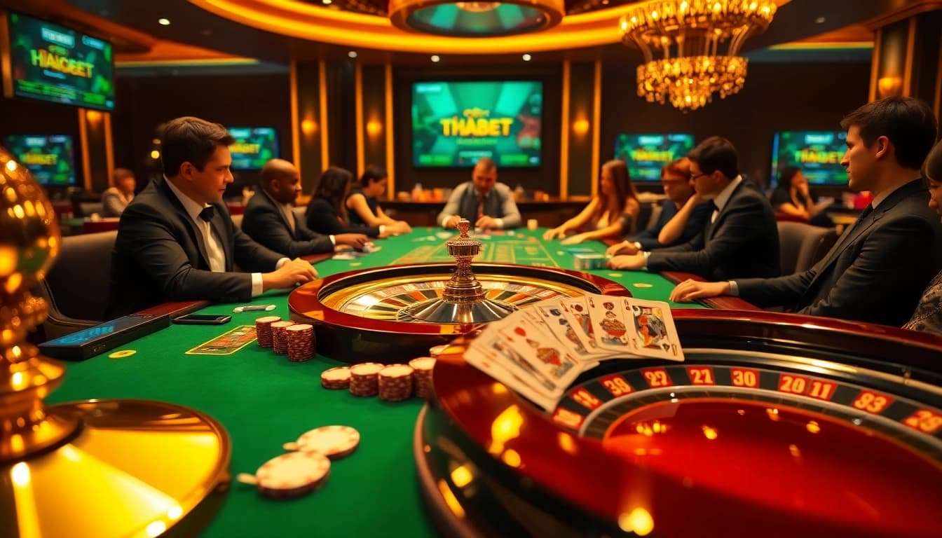 Experience the excitement of thabet with elegant casino games and vibrant atmosphere.