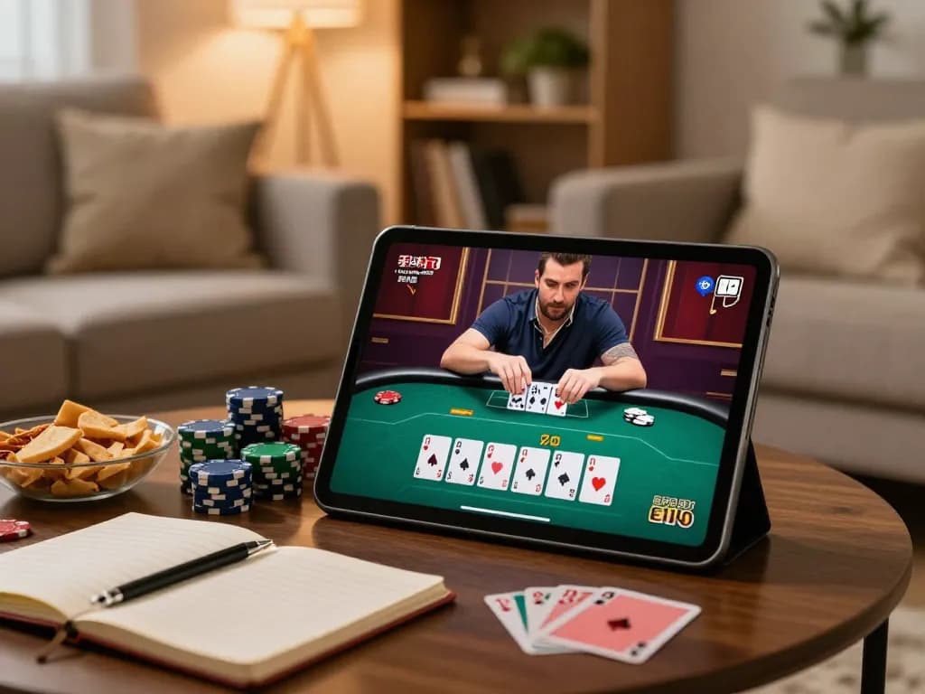 Players engaging in an online poker session on 789club, showcasing strategy and excitement.