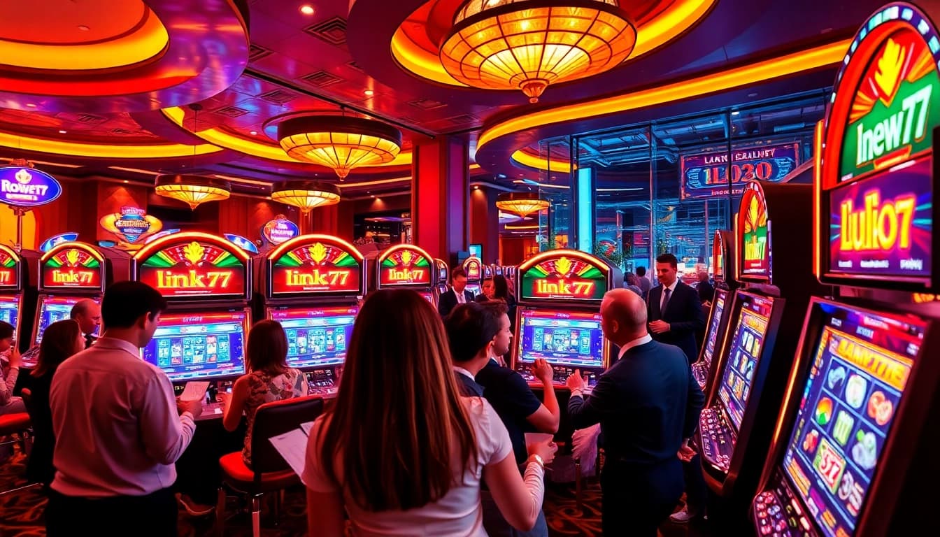 Experience the thrill of winning at slot machines while using link new77 for easy deposits within a vibrant casino.
