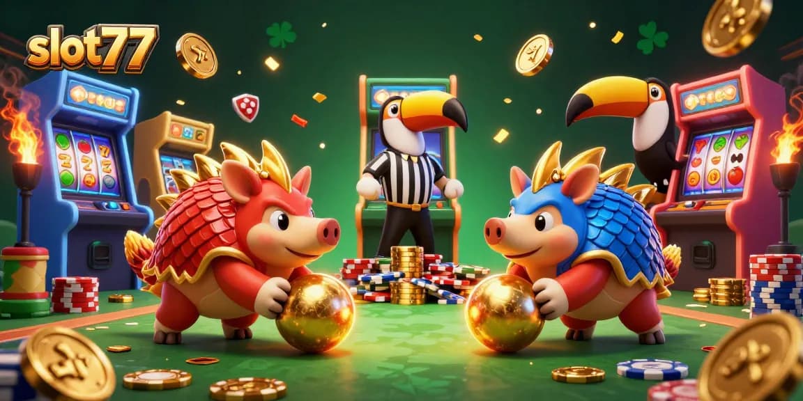 Spin the reels and win big with slot77, featuring dynamic gameplay with colorful symbols and vibrant energy.