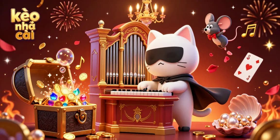 Experience the excitement of kèo nhà cái with a vibrant 3D illustration showcasing thrilling casino elements.