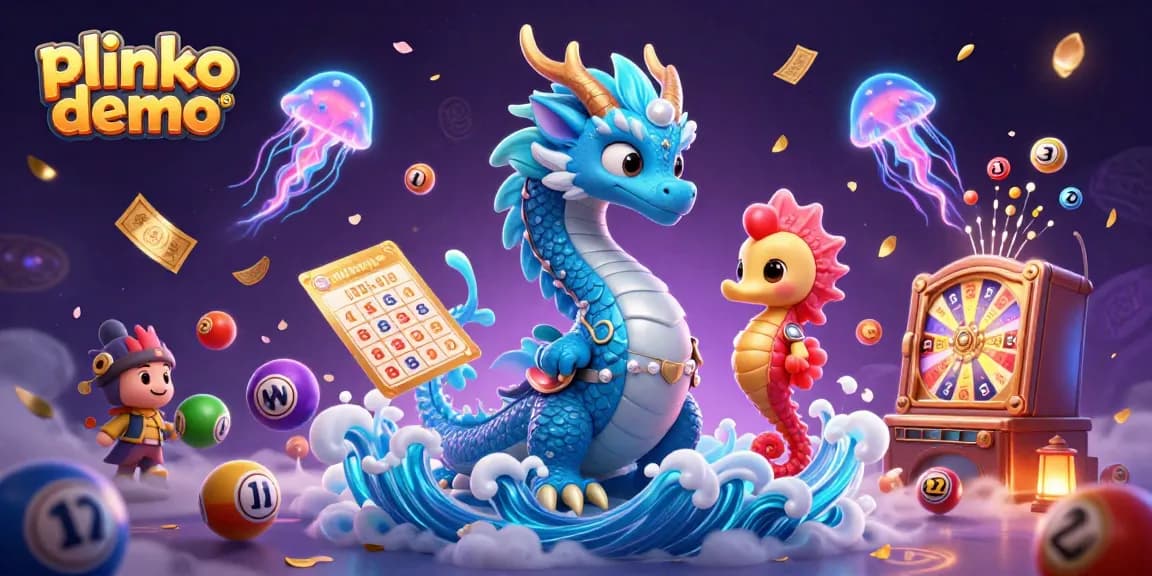 Experience the thrilling plinko demo with vibrant characters and dynamic lottery elements