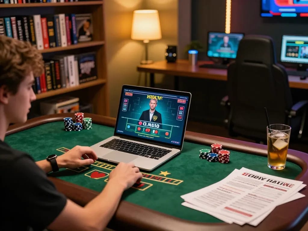 Player engaging in live dealer blackjack on 98win, showcasing a dynamic online gaming environment.
