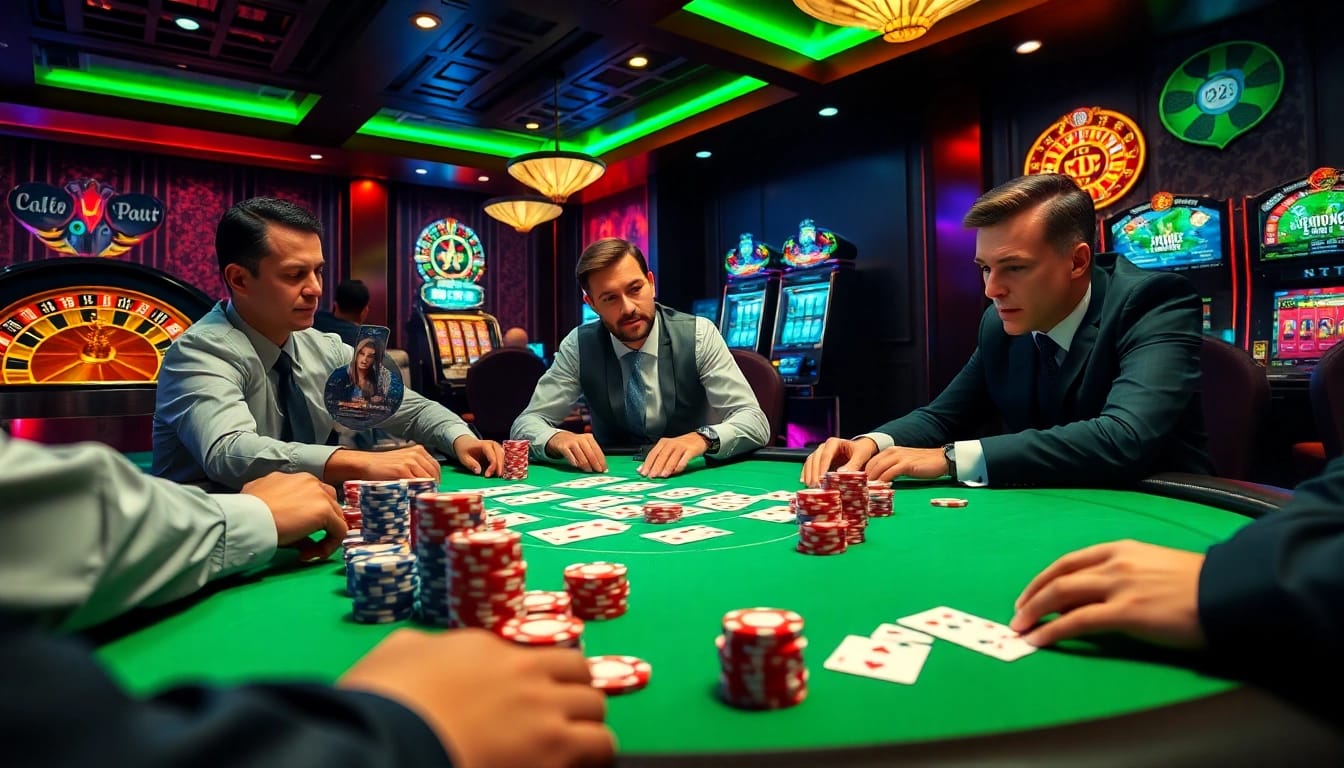 The casino scene highlights a high-stakes poker game with chips and cards, connected to hidden wiki 2026 insights.