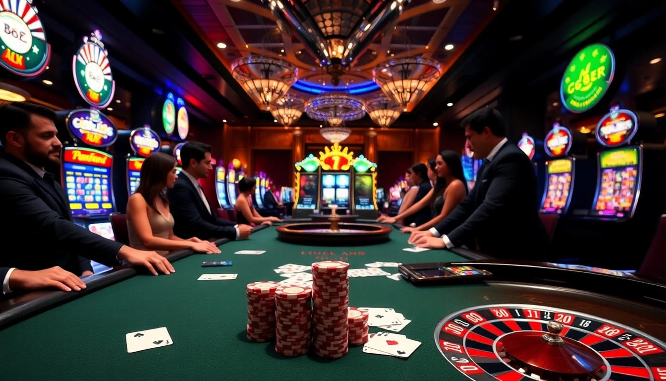 Experience excitement at GG88 with a poker table showcasing vibrant chips and cards.
