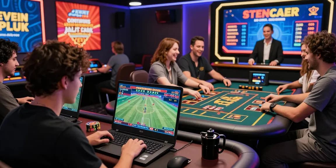 Engaged players at https://sh-bet.com/ enjoying live sports betting and casino games in a vibrant online gambling environment.