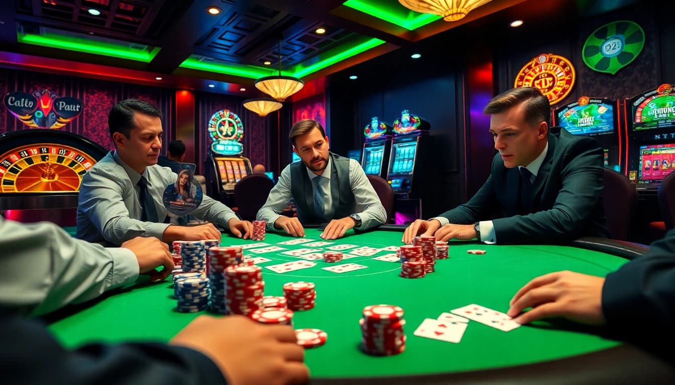 The casino scene highlights a high-stakes poker game with chips and cards, connected to hidden wiki 2026 insights.