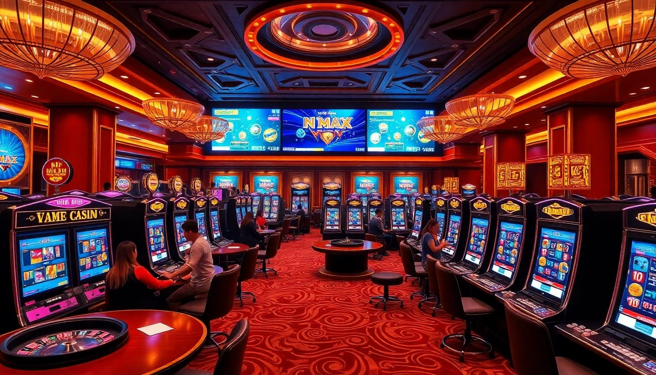 Experience the excitement of nổ hũ vmax with vibrant slot machines and thrilling gameplay.