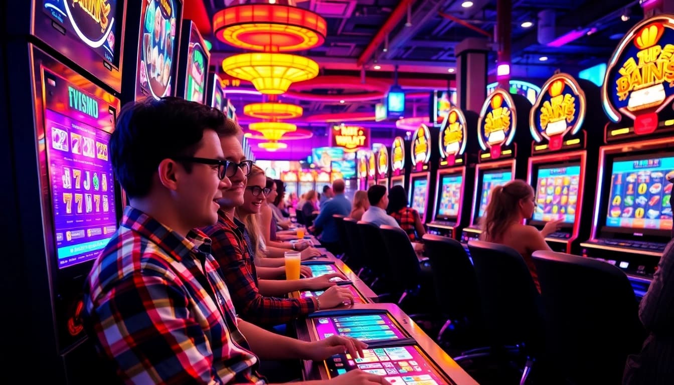 Menangkan slot deposit 1000 di kasino yang meriah dan dinamis dengan pemain bersemangat.