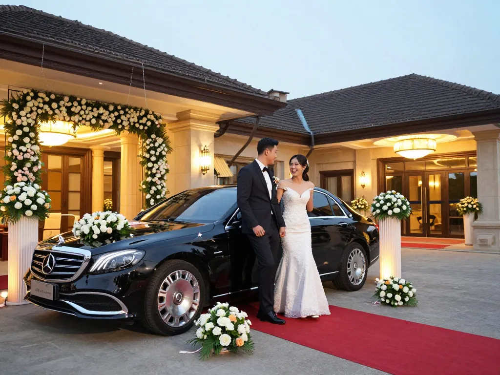 Thuê xe Mercedes cưới để có trải nghiệm sang trọng và khó quên.