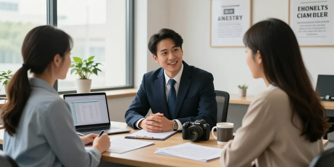 개인회생 상담 중인 변호사와 클라이언트의 모습