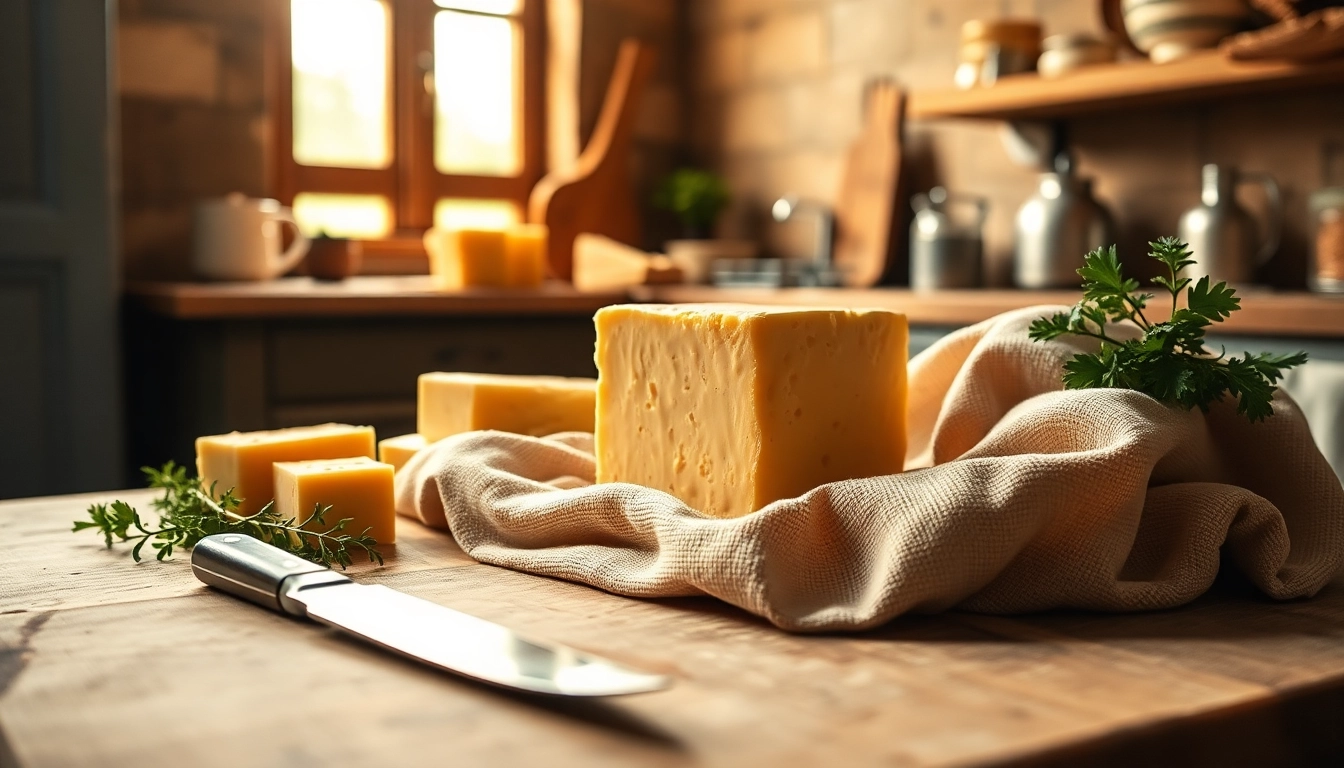 Ontdek de veelzijdigheid van kaasdoek met verse kaas in de keuken.