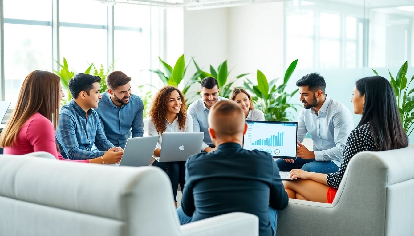 Drive success with SEO Agency Clearwater's expert team in an engaging office environment.
