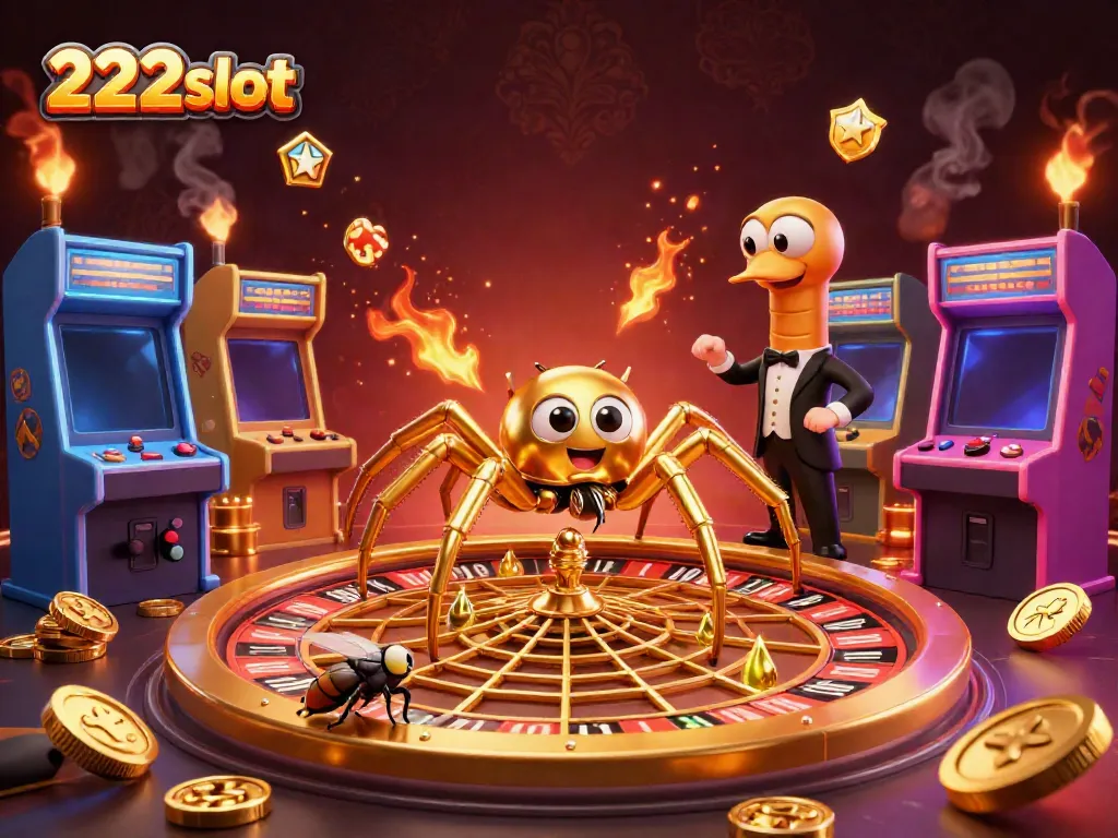 Menangkan jackpot slot dengan 222slot dalam ilustrasi casinonya yang penuh warna dan detail yang menakjubkan.