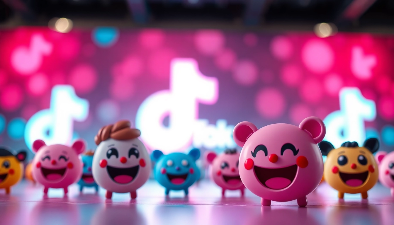 Explore colorful tiktok emojis represented creatively with vibrant designs
