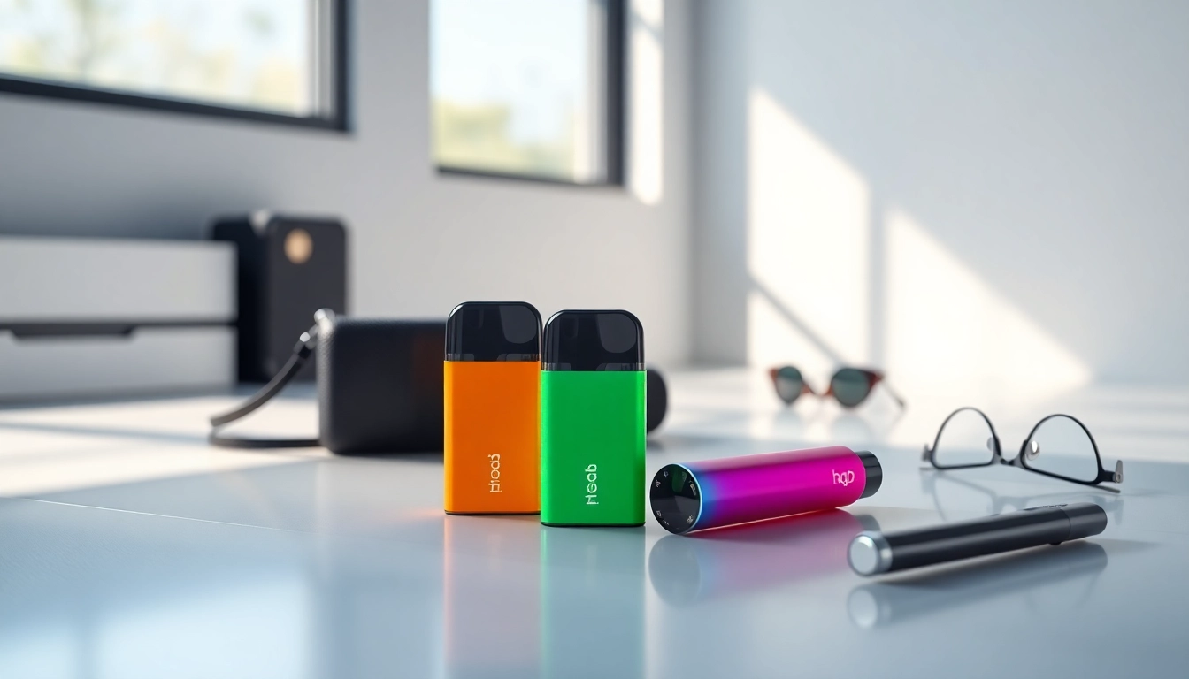 Erleben Sie die hochwertigen hqd pods in lebendigen Farben auf einem modernen Hintergrund.