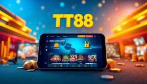 TT88 online gaming platform showing dynamic casino and sports betting options