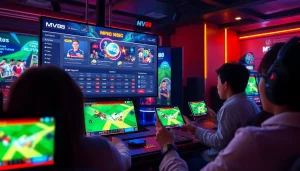 Experience MV88's innovative online gaming interface with vibrant visuals and engaging features.
