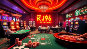 KJC AC 3 immersive casino experience with thrilling tables, dice, and slot machines.