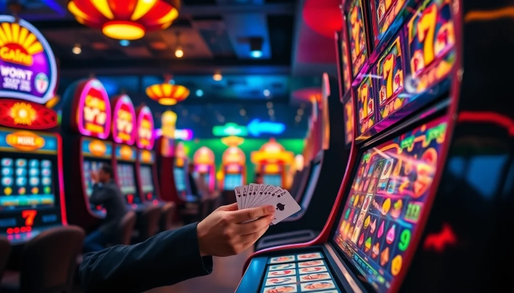 Menangkap momen bermain slot pakde4d slot dengan kegembiraan tinggi di kasino.