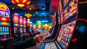 Menangkap momen bermain slot pakde4d slot dengan kegembiraan tinggi di kasino.