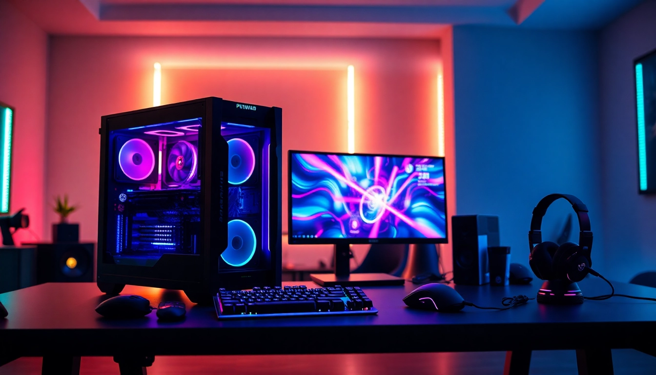 Engage with the innovative setup of 79king showcasing advanced gaming technology and accessories.