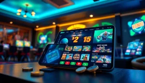 Experience the dynamic gaming interface of 888new with engaging visuals and vibrant colors.