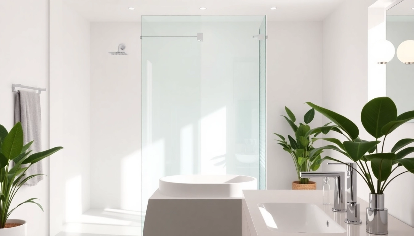 Installer une paroi de douche à l'italienne dans une salle de bains moderne avec des finitions élégantes.