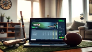 Explore the best sports betting sites India with an interactive betting setup in a modern workspace.
