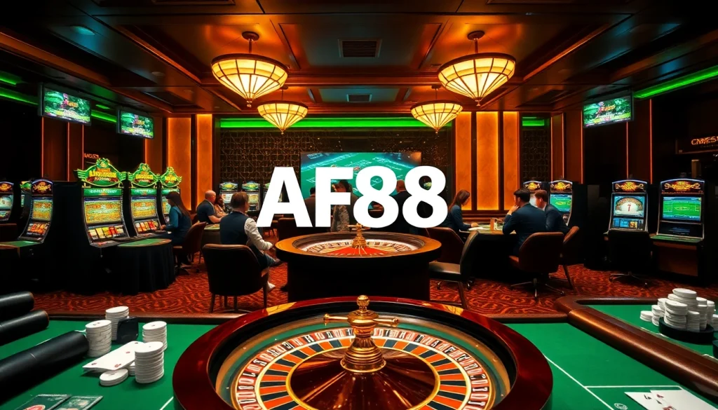 Gamble on AF88 with vibrant tables, engaging players, and high-energy casino games.