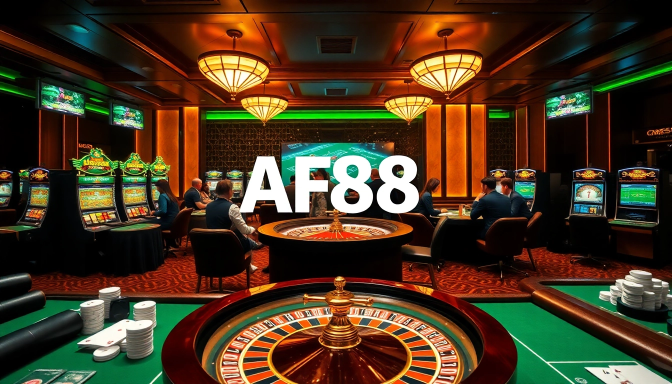 Gamble on AF88 with vibrant tables, engaging players, and high-energy casino games.
