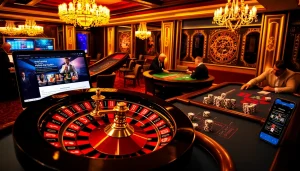 Engage in thrilling gameplay at https://f1682.email/ with luxurious casino tables, vibrant chips, and dynamic players.