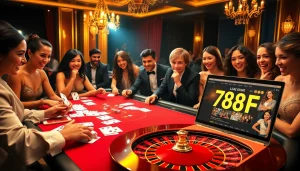 Experience high-stakes gaming at 789F with vibrant casino elements and thrilling gameplay.