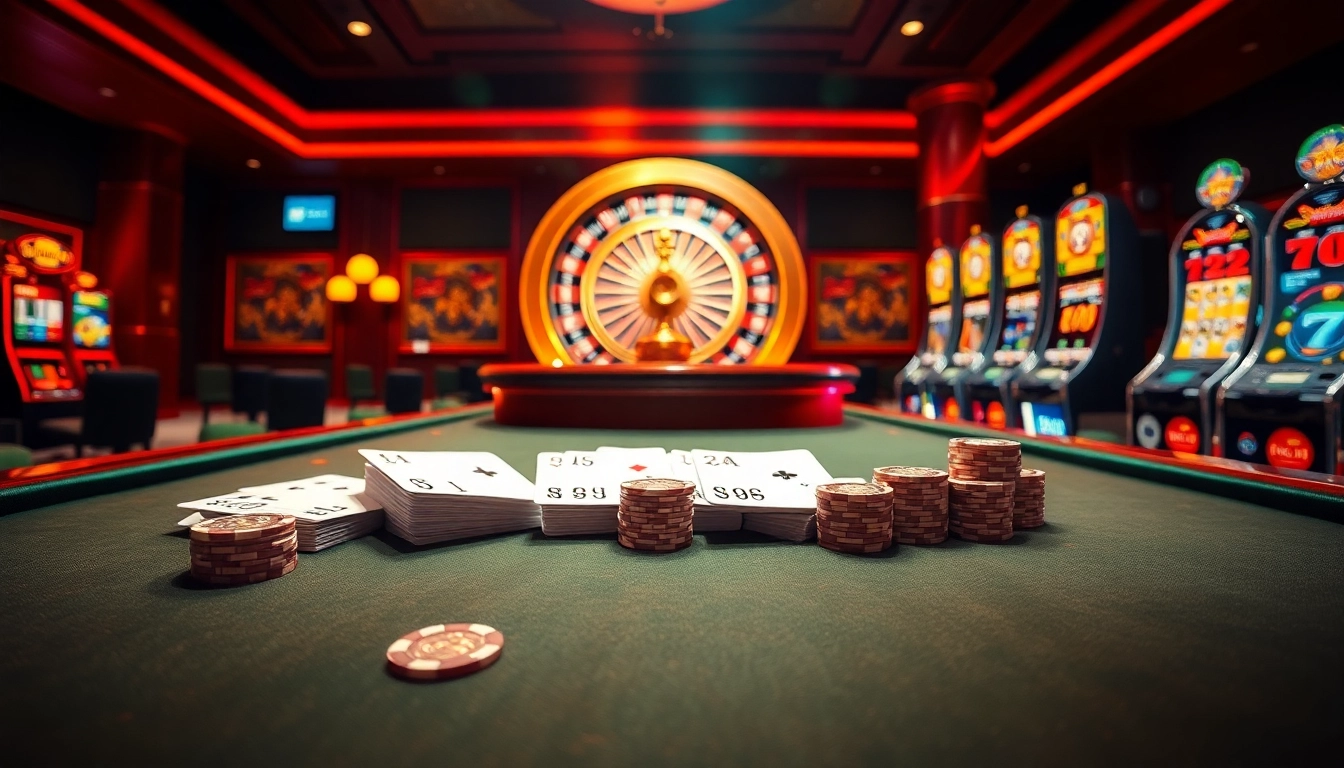 Experience the thrill of gaming at god55 casino with dynamic tables and vibrant slot machines.