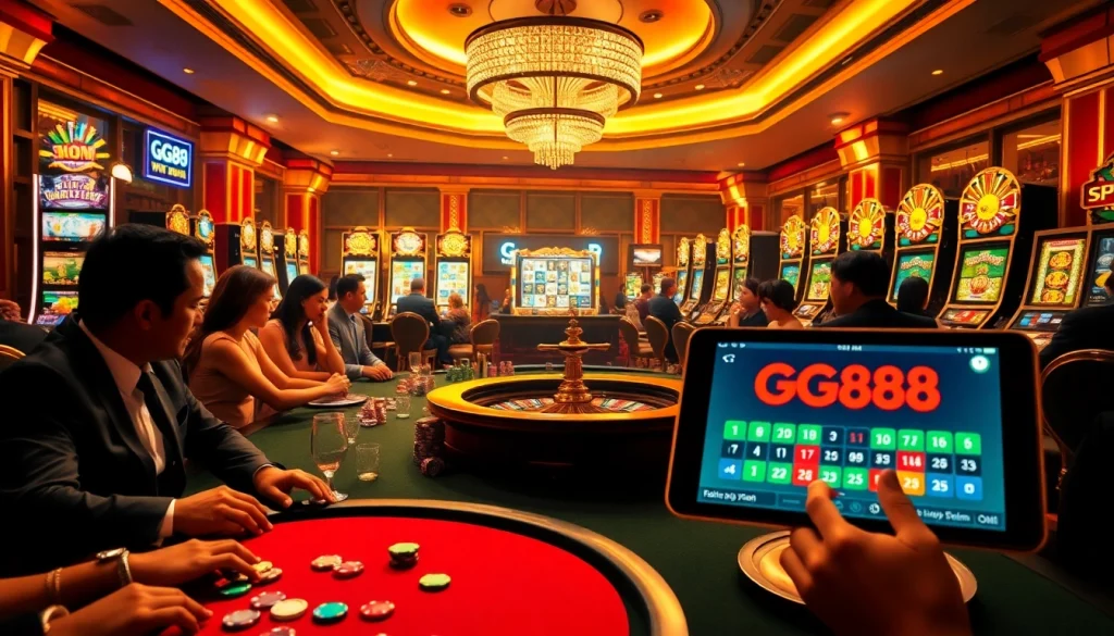 Playing at top tables in a casino environment featuring the exciting offerings of https://gg88.pizza/.