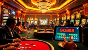 Playing at top tables in a casino environment featuring the exciting offerings of https://gg88.pizza/.