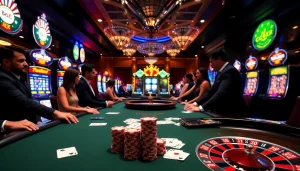 Experience excitement at GG88 with a poker table showcasing vibrant chips and cards.