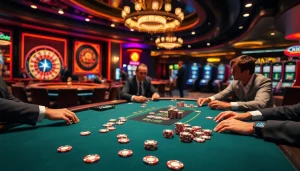 Experience the thrill of the top club with professional poker action and luxurious casino ambiance.