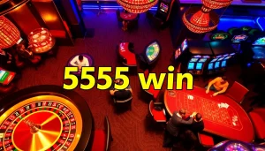 Experience the thrill of the casino with a winning moment at 555 win featuring roulette and slot machines.