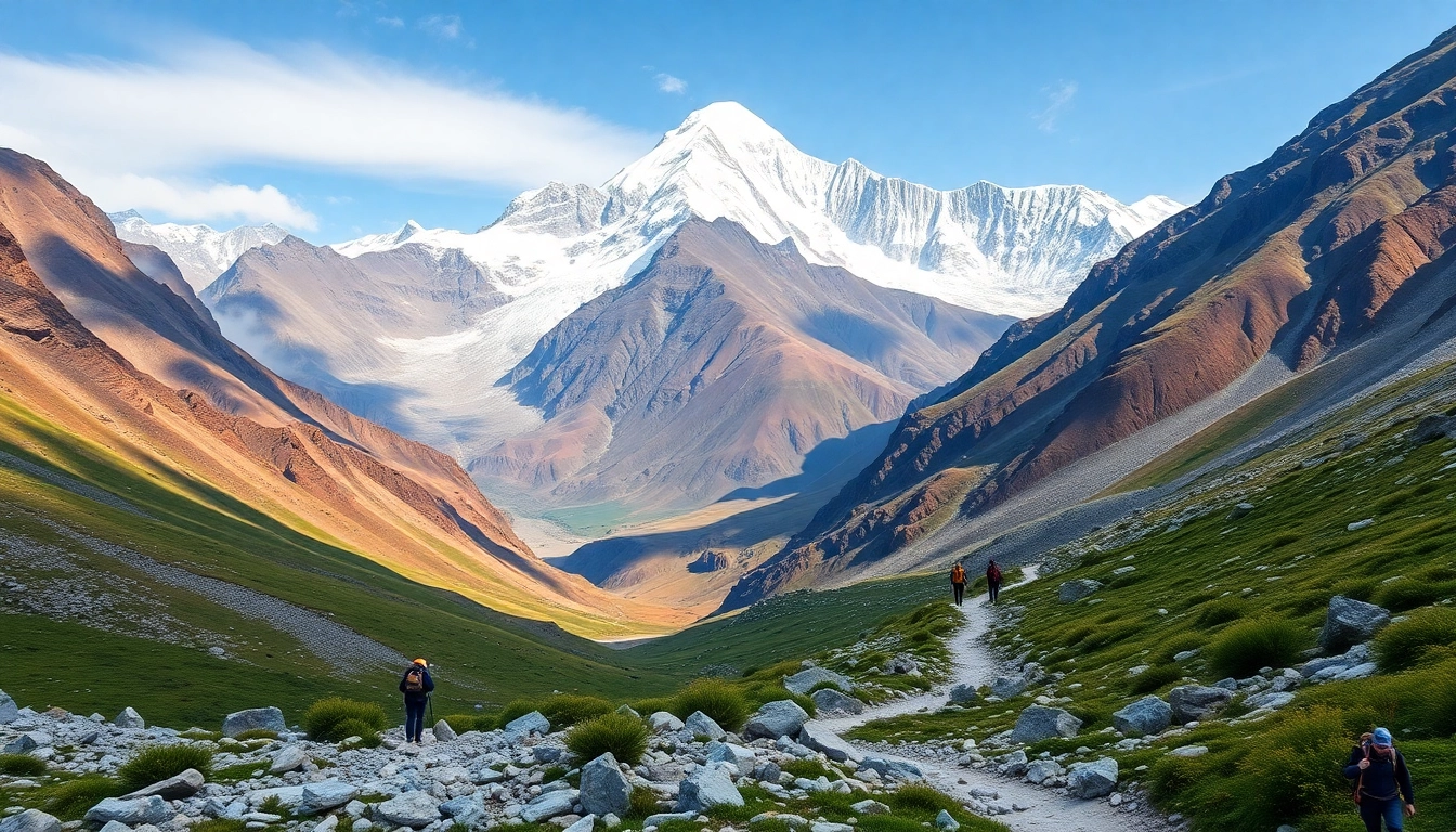 Manaslu Circuit Trekking adventure showcasing stunning Himalayan peaks and lush trails