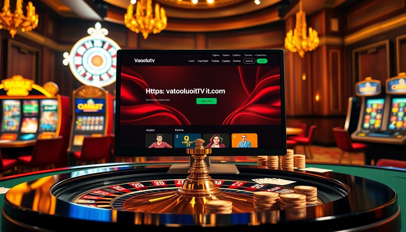Experience the thrill of gambling on https://vaoluoitv.it.com with vibrant casino tables and exciting online interfaces.