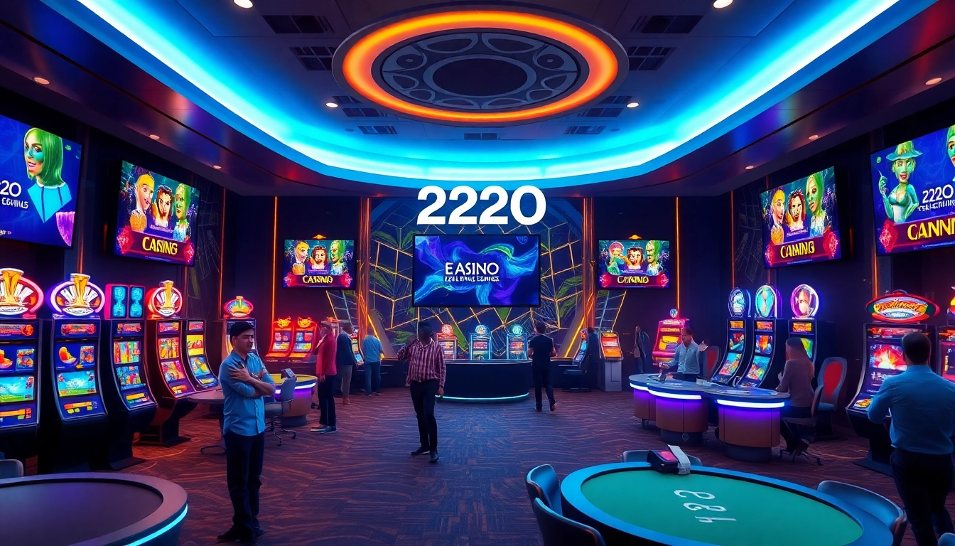 Vibrant digital casino gaming experience featuring 222O's modern interface and engaging promotions.