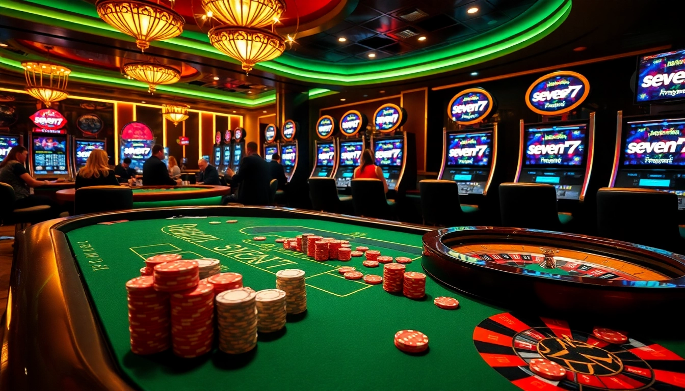 Experience the thrill of seven77 with captivating casino games and vibrant action.