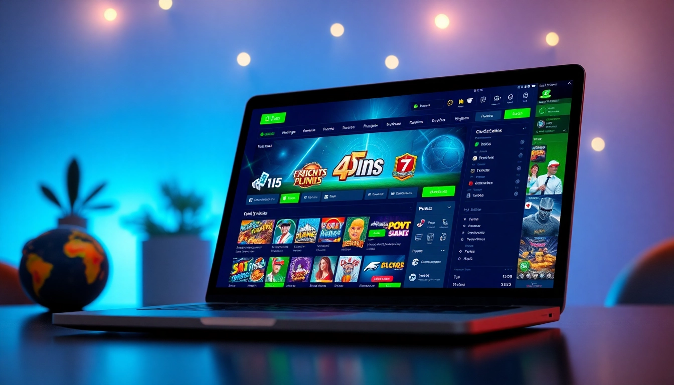 Engaging interface of 559X online betting platform showcasing various games and vibrant bonuses.
