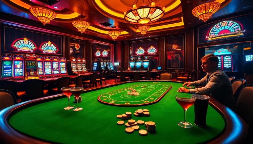 Experience the thrill of NOHU90 with vibrant casino games and luxurious poker tables.