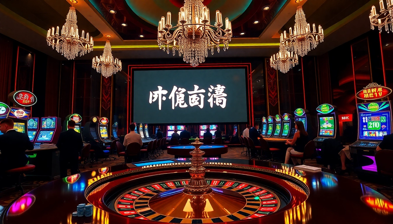 Engaging scene of online casino gameplay with 'লগইন' prominently featured, showcasing exciting gambling elements.