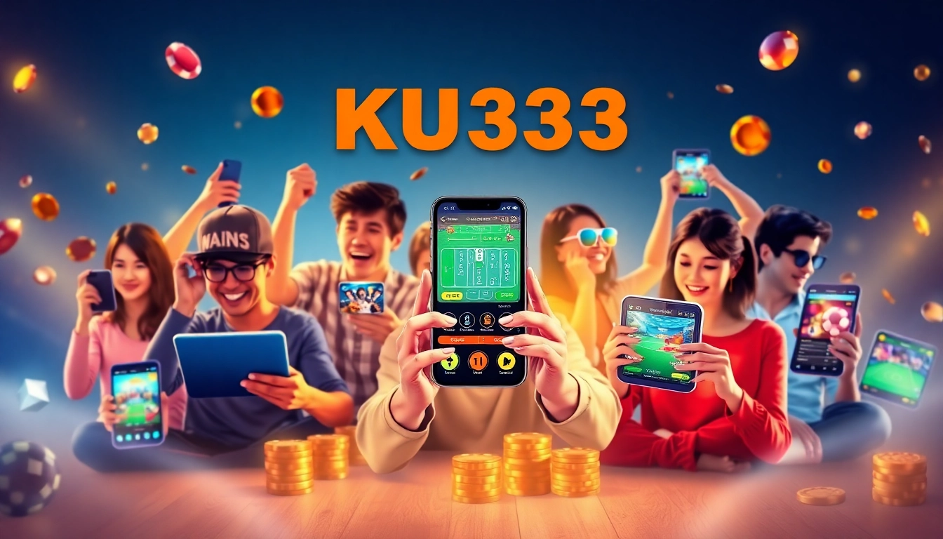 Người dùng thích thú với ứng dụng KU3933 cho cá cược trực tuyến và chơi game.