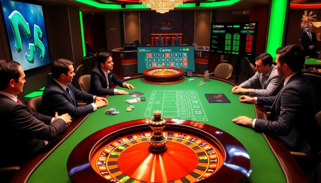 Experience thrilling online gambling at https://vaoluoitv.it.com with professional players and vibrant casino action.