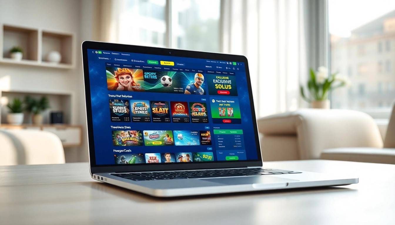 TTPTP online betting platform interface showcasing vibrant games and bonuses.