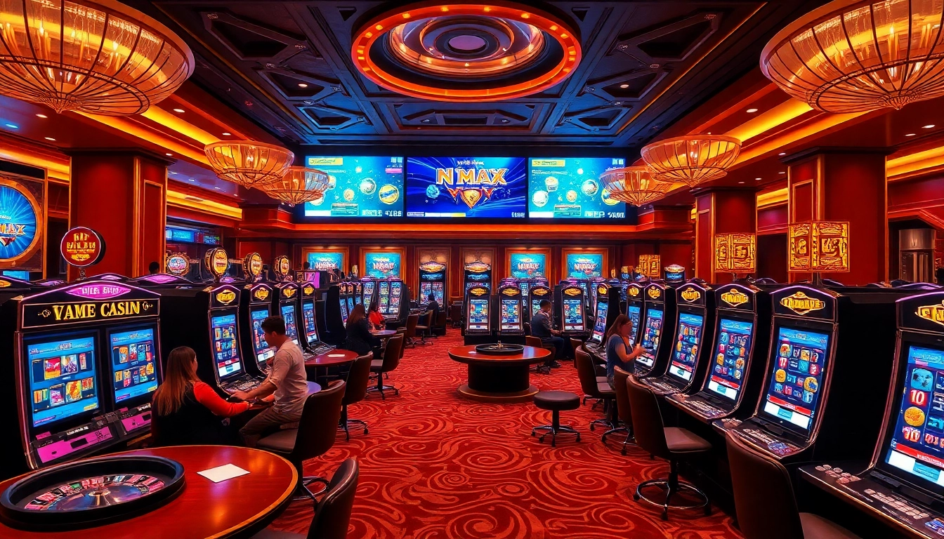 Experience the excitement of nổ hũ vmax with vibrant slot machines and thrilling gameplay.